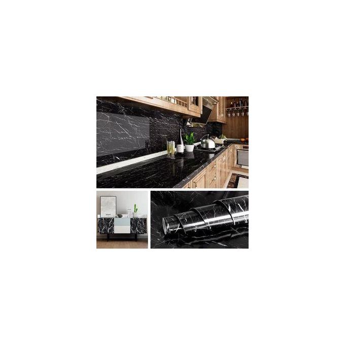 PVC waterproof 60cm By 200cm Self Adhesive Marble Contact Paper