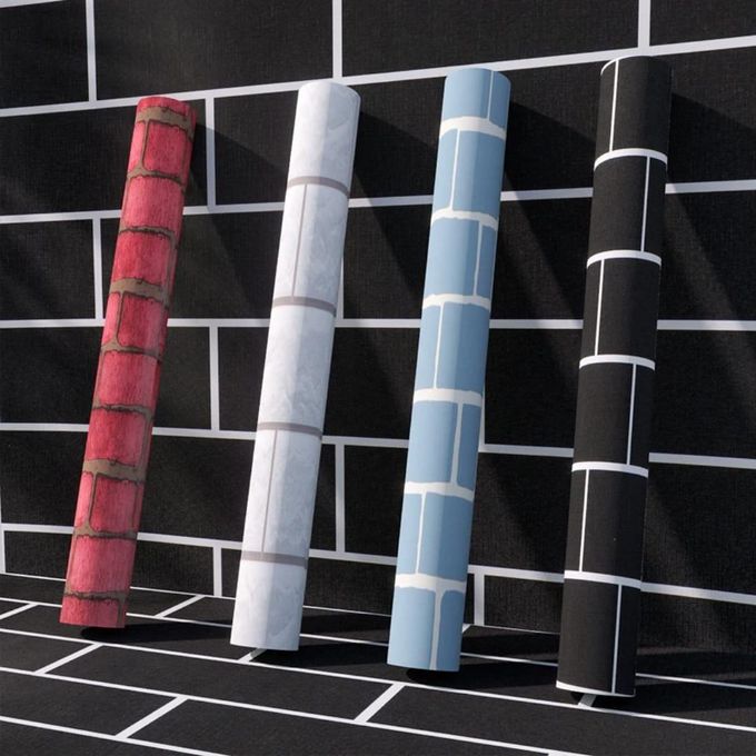 3D Self adhesive Brick Wallpaper decorative Film- 5M