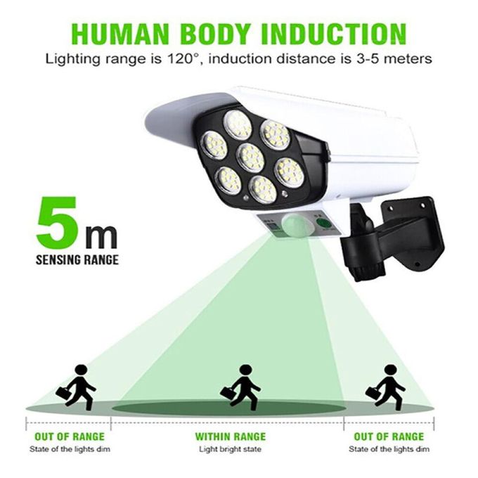 Solar Light Dummy Solar Light Motion Sensor Security Dummy Camera